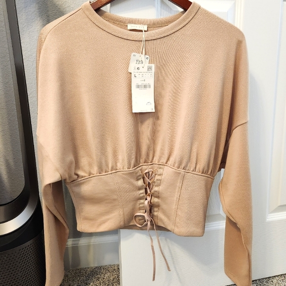 Zara Tops - Zara Women's Long-sleeved Blouse